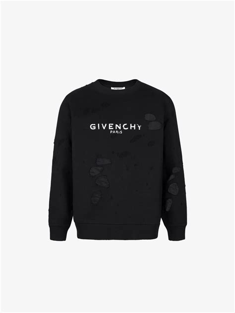 givenchy sweatshirt destroyed|givenchy sweatshirt women.